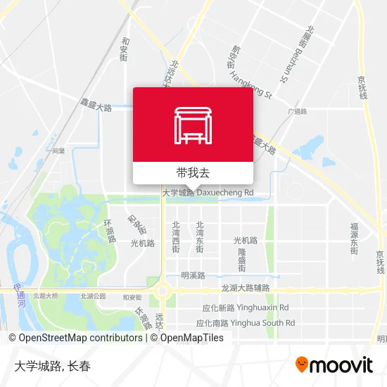 大学城路地图