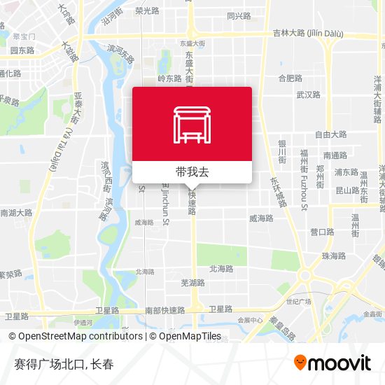 赛得广场北口地图