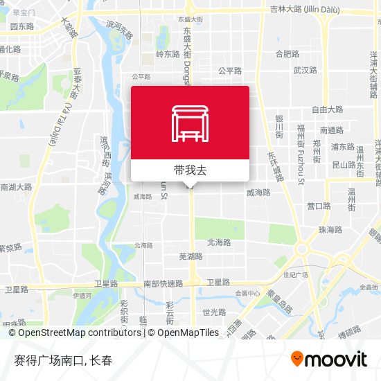 赛得广场南口地图