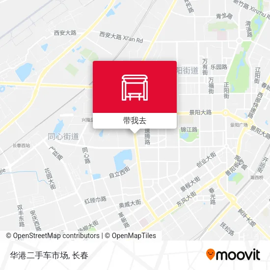 华港二手车市场地图