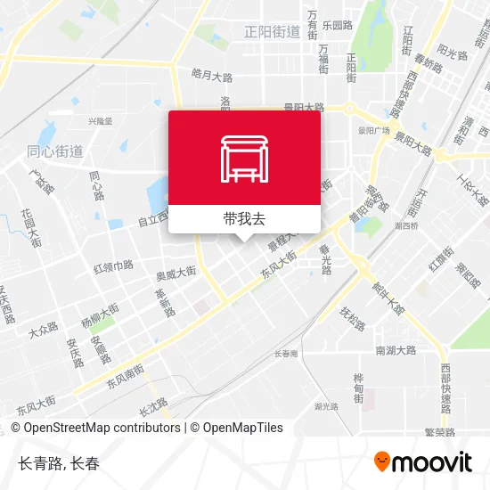 长青路地图