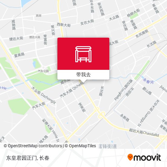 东皇君园正门地图