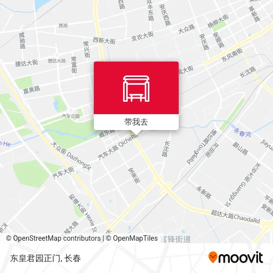 东皇君园正门地图