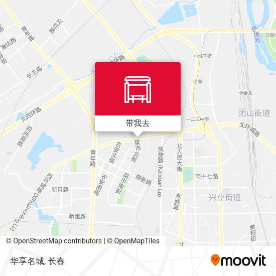华享名城地图