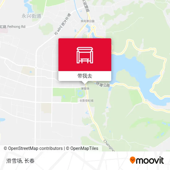 滑雪场地图