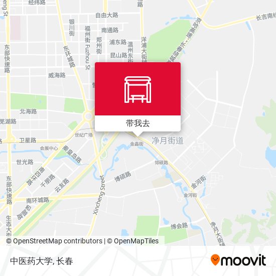 中医药大学地图