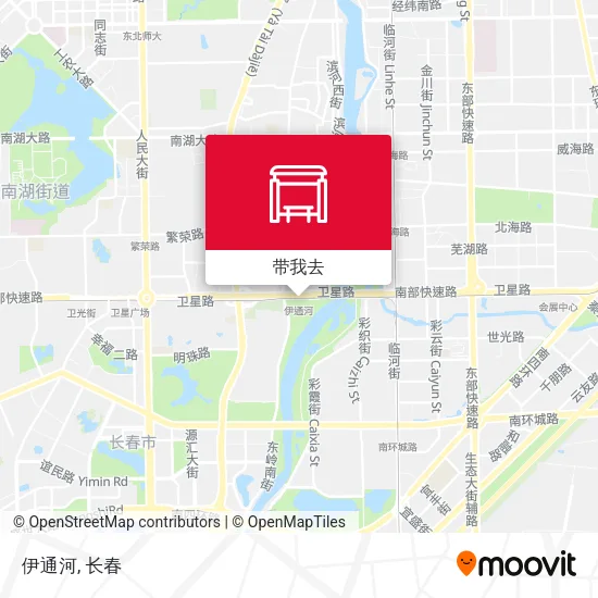 伊通河地图