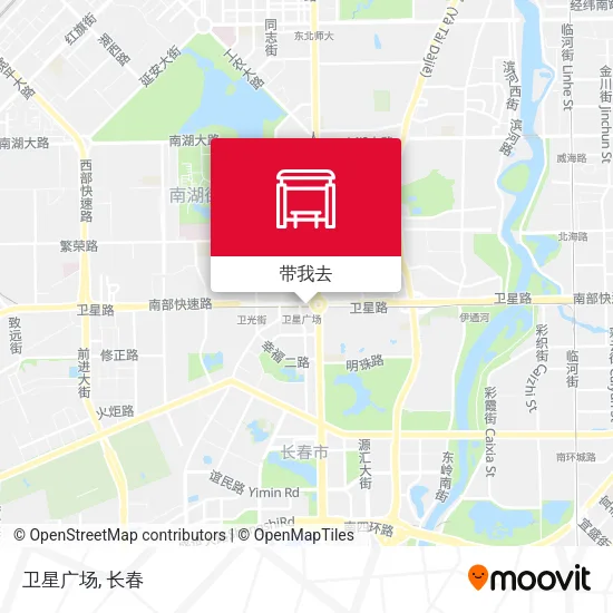 卫星广场地图