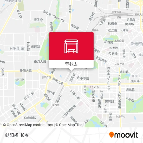 朝阳桥地图