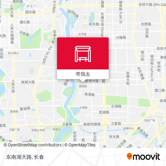 东南湖大路地图