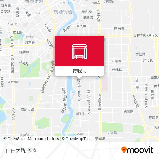 自由大路地图