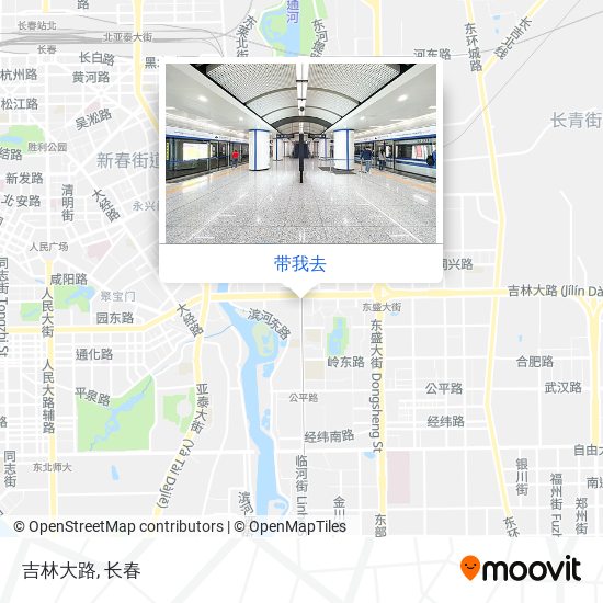 吉林大路地图