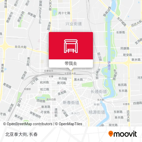 北亚泰大街地图