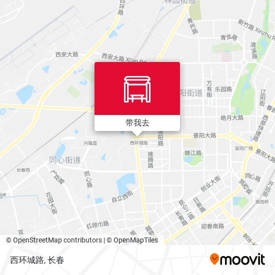 西环城路地图