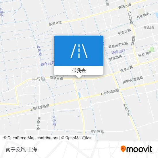 南亭公路地图