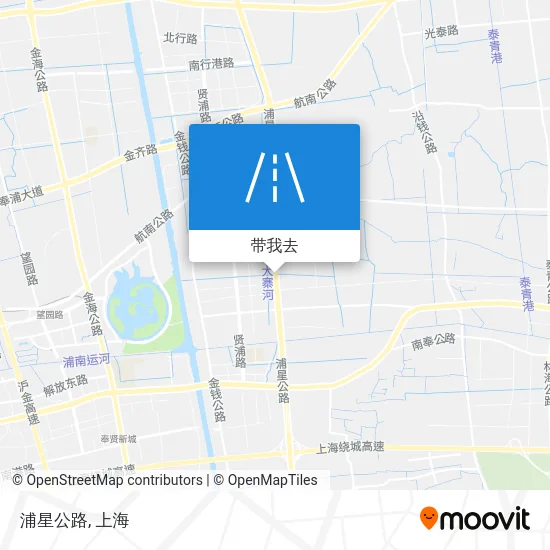 浦星公路地图