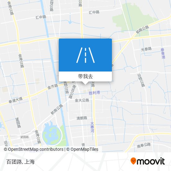 百团路地图