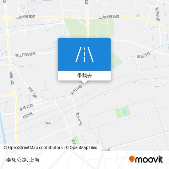 奉柘公路地图