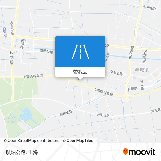 航塘公路地图