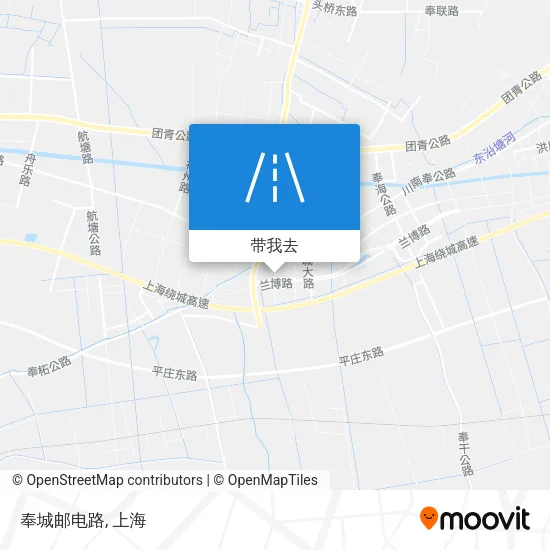 奉城邮电路地图