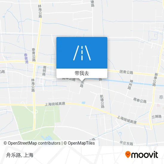 舟乐路地图