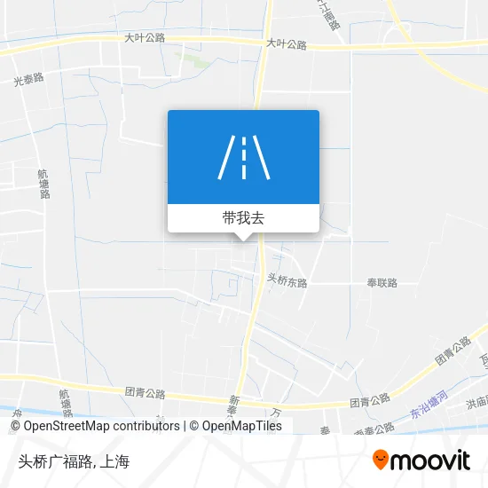 头桥广福路地图
