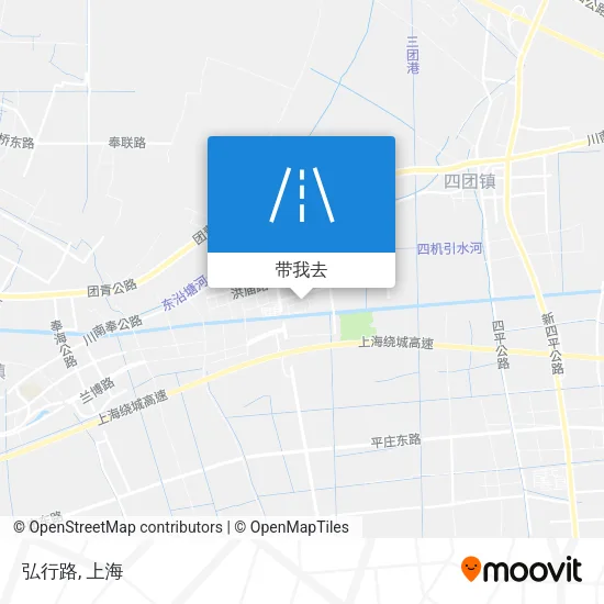 弘行路地图