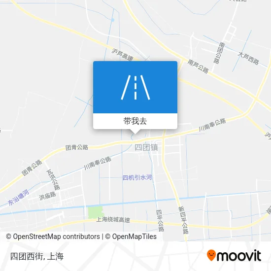 四团西街地图