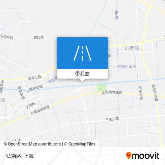 弘南路地图