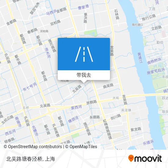 北吴路塘春泾桥地图