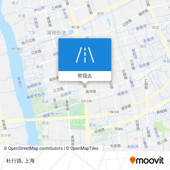 杜行路地图