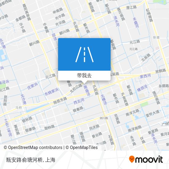 瓶安路俞塘河桥地图
