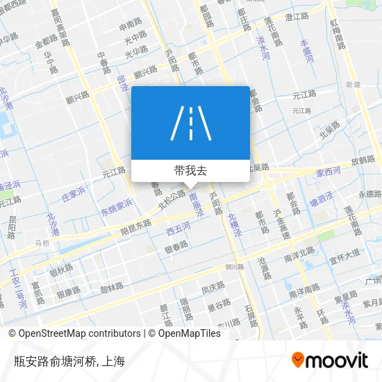 瓶安路俞塘河桥地图