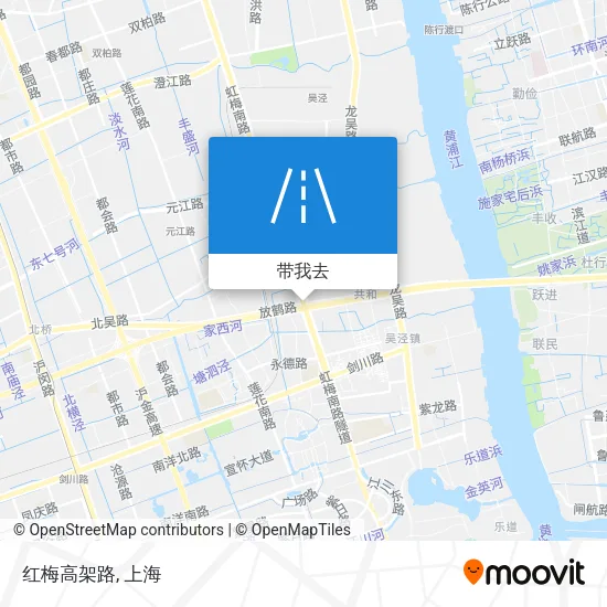 红梅高架路地图
