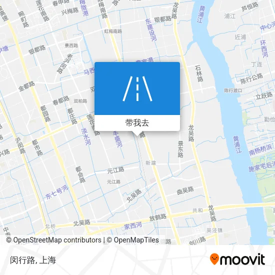 闵行路地图