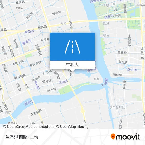 兰香湖西路地图