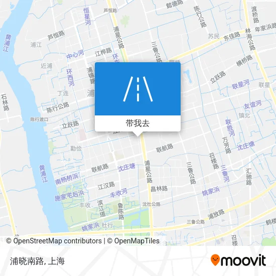 浦晓南路地图