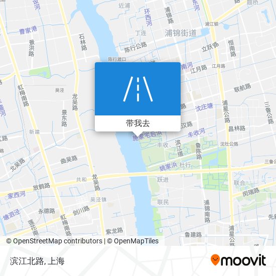 滨江北路地图
