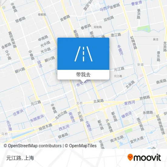 元江路地图