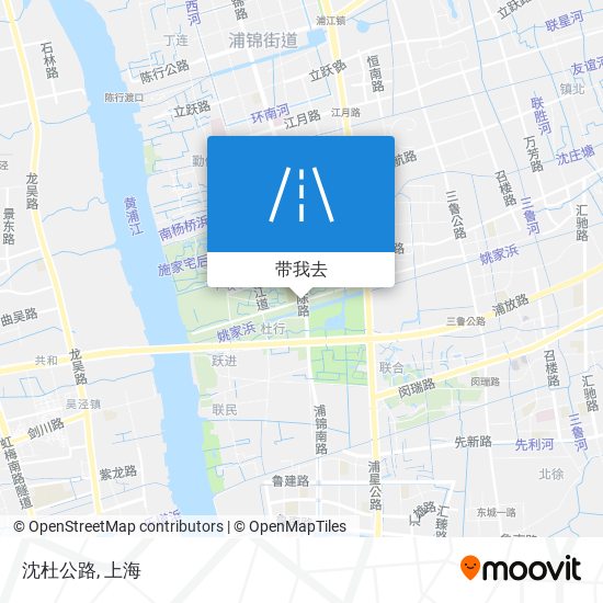 沈杜公路地图