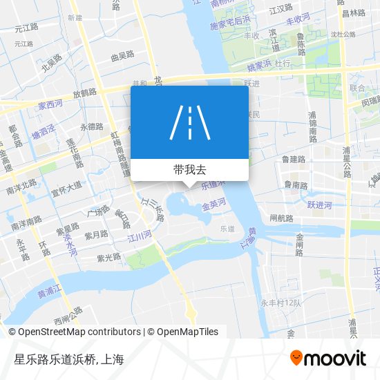 星乐路乐道浜桥地图