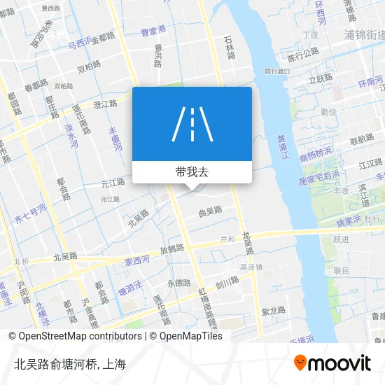 北吴路俞塘河桥地图