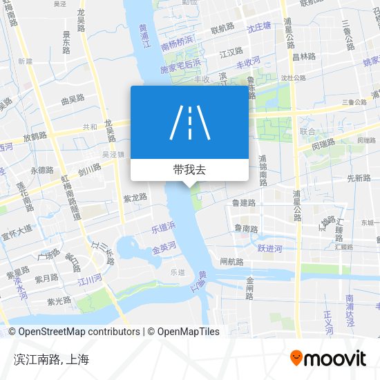 滨江南路地图