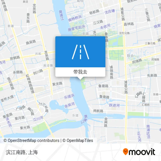 滨江南路地图