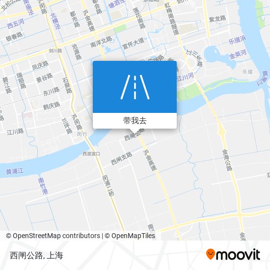 西闸公路地图