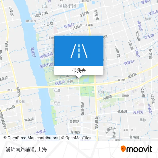 浦锦南路辅道地图