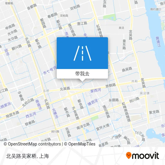 北吴路吴家桥地图