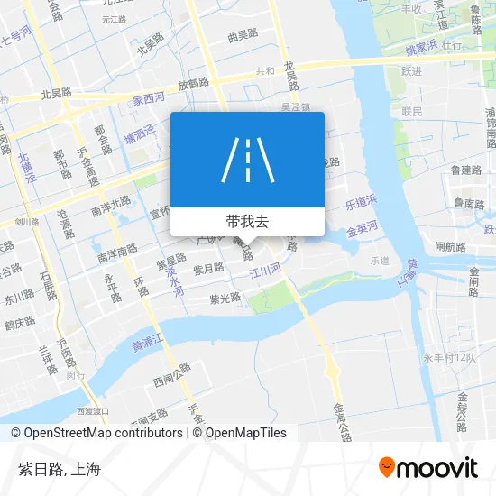 紫日路地图