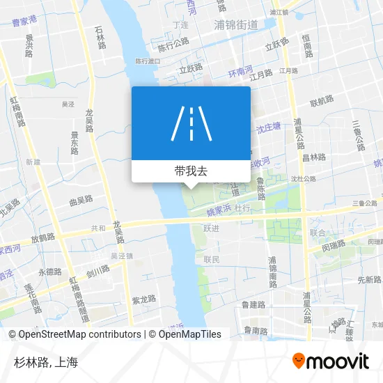 杉林路地图