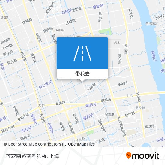 莲花南路南潮浜桥地图